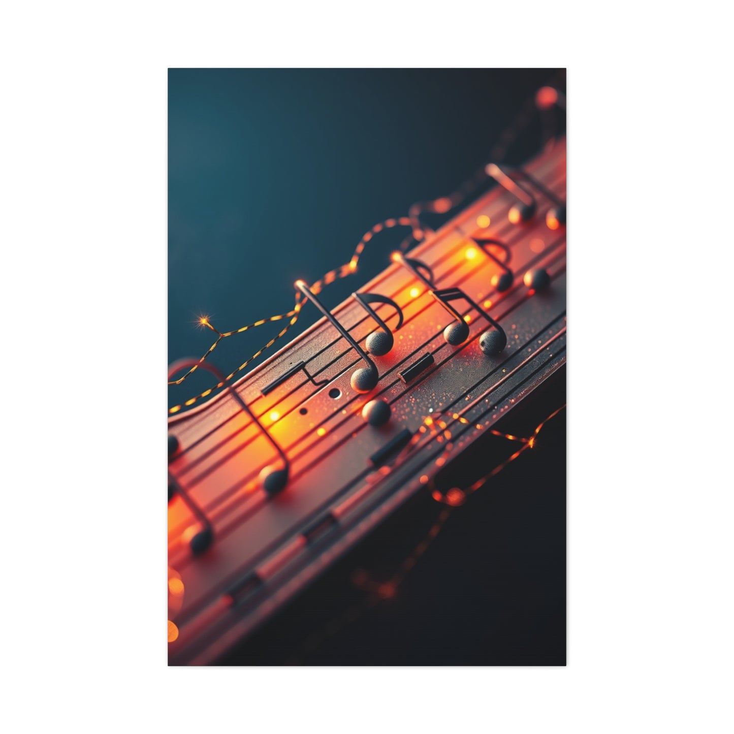 Masterpiece Musical Notes Art Vision Wall Art & Canvas Print