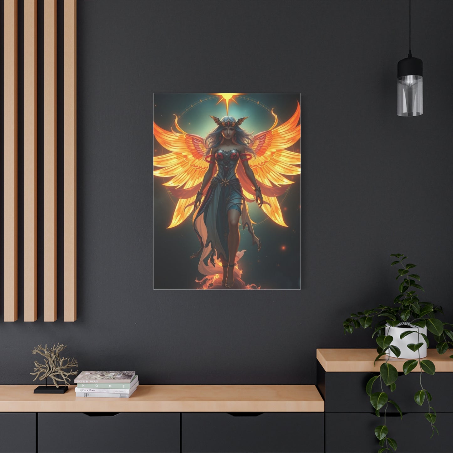 Celestial Duality Canvas