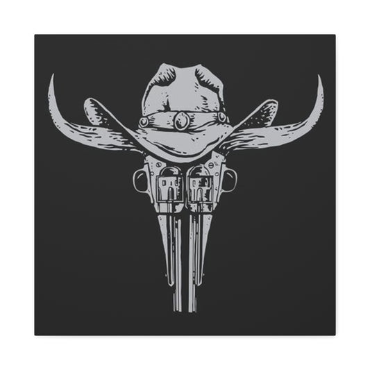 Horn & Guns Drawing Wall Art & Canvas Prints