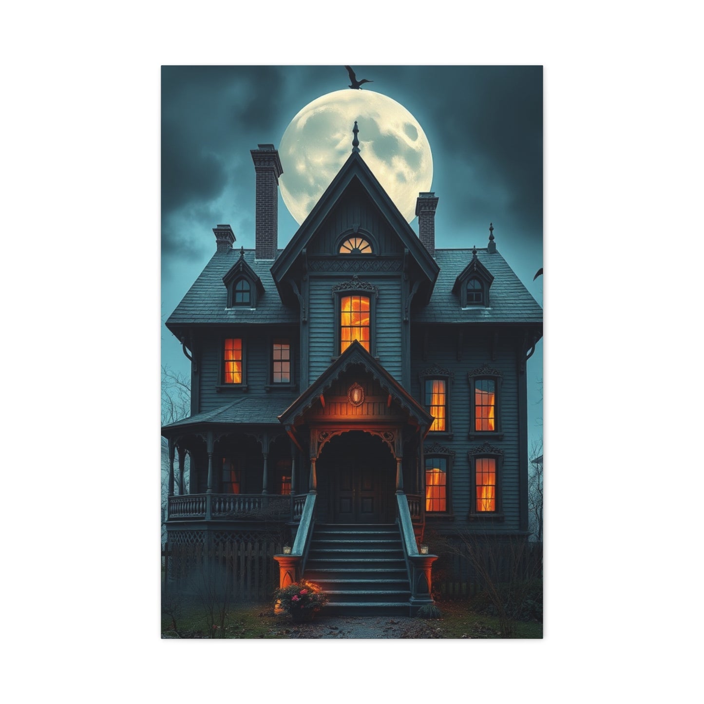 Supreme Haunted House Art Collection Wall Art & Canvas Print