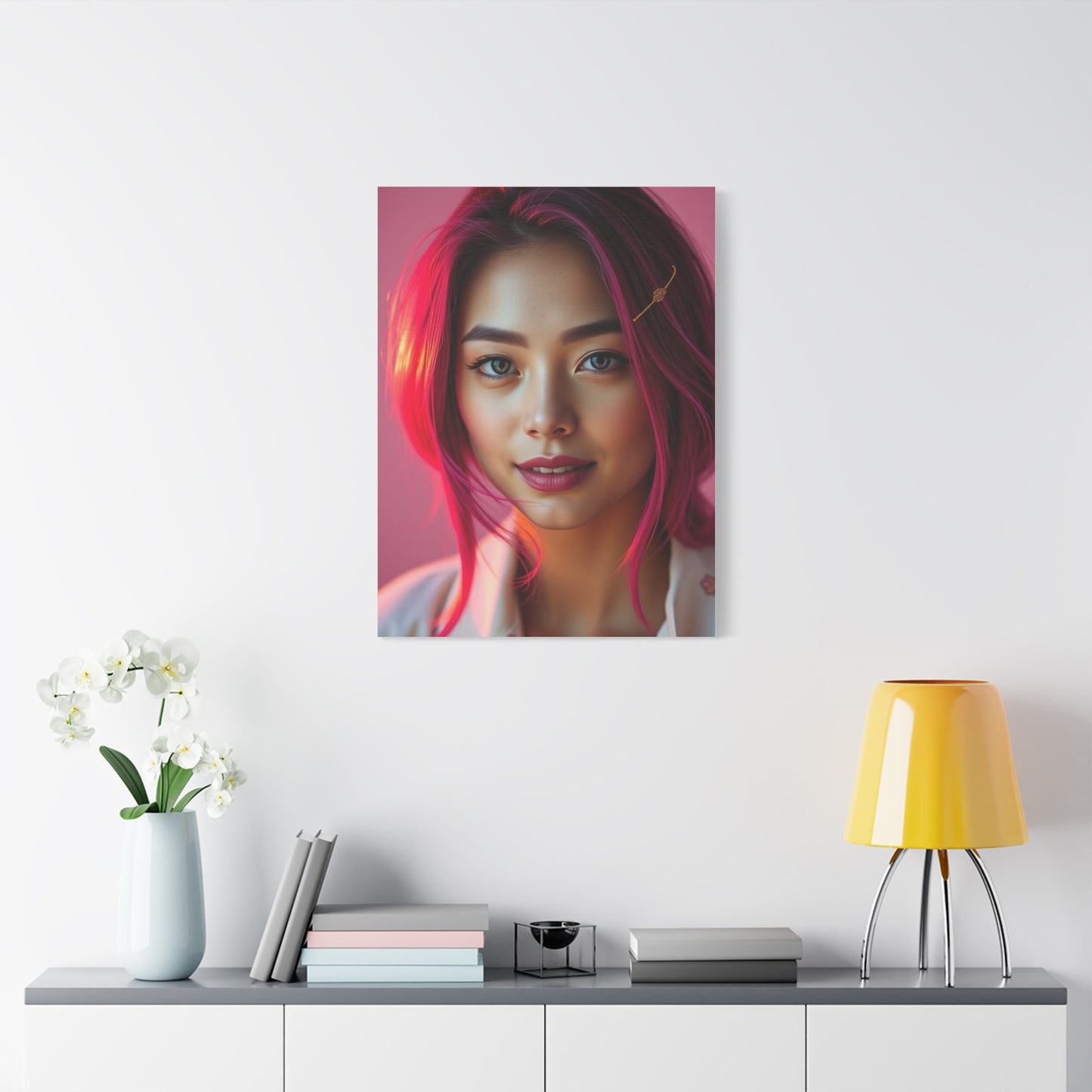 Vision Magenta Art Art Wall Art & Canvas Print