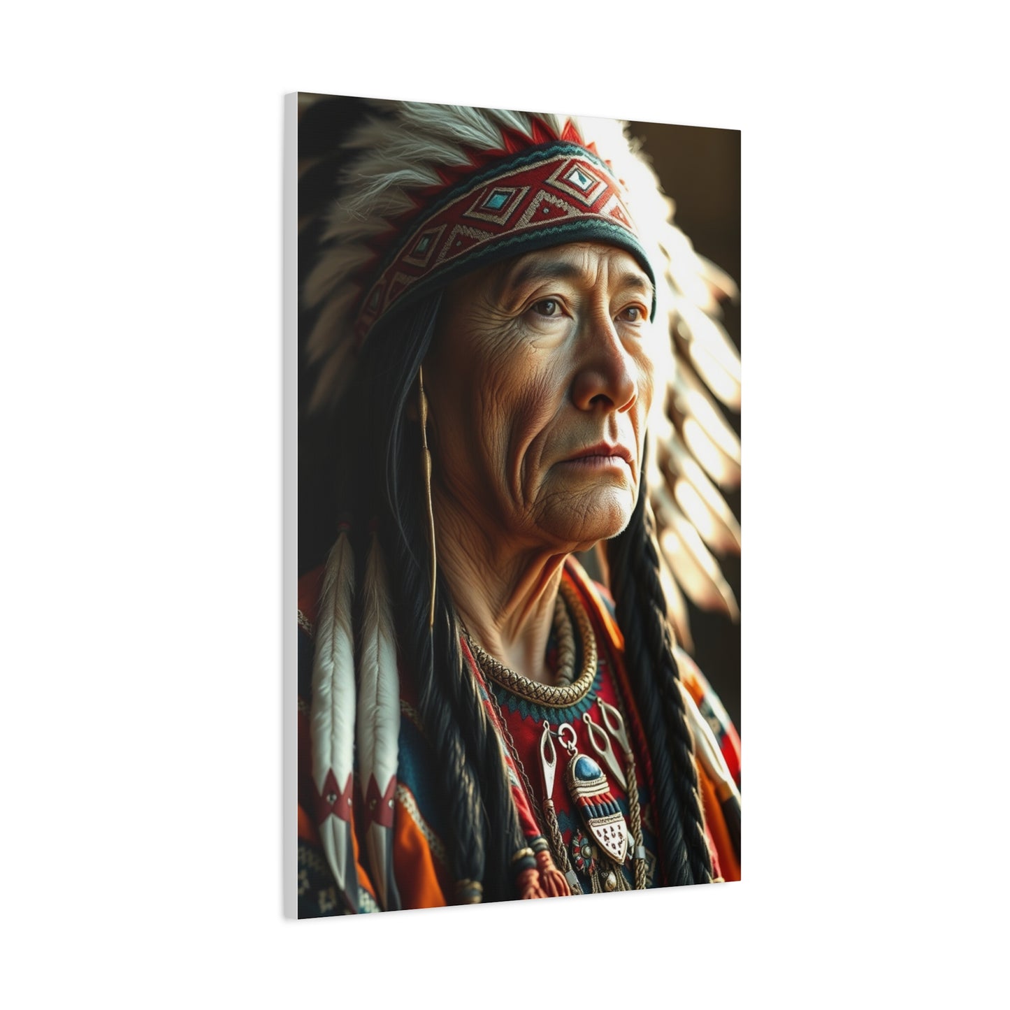 Indigenous Elegance Canvas