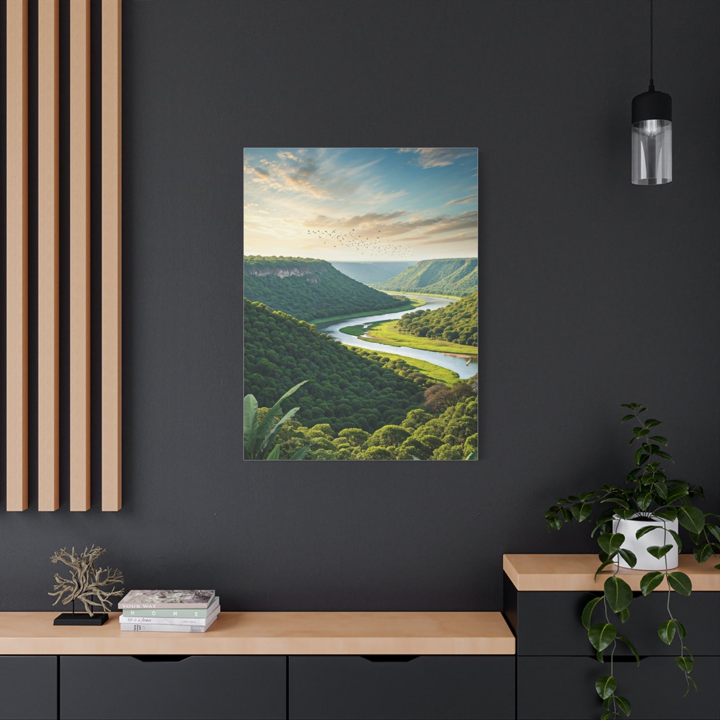 Scenic River Valley Landscape View Wall Art & Canvas Prints