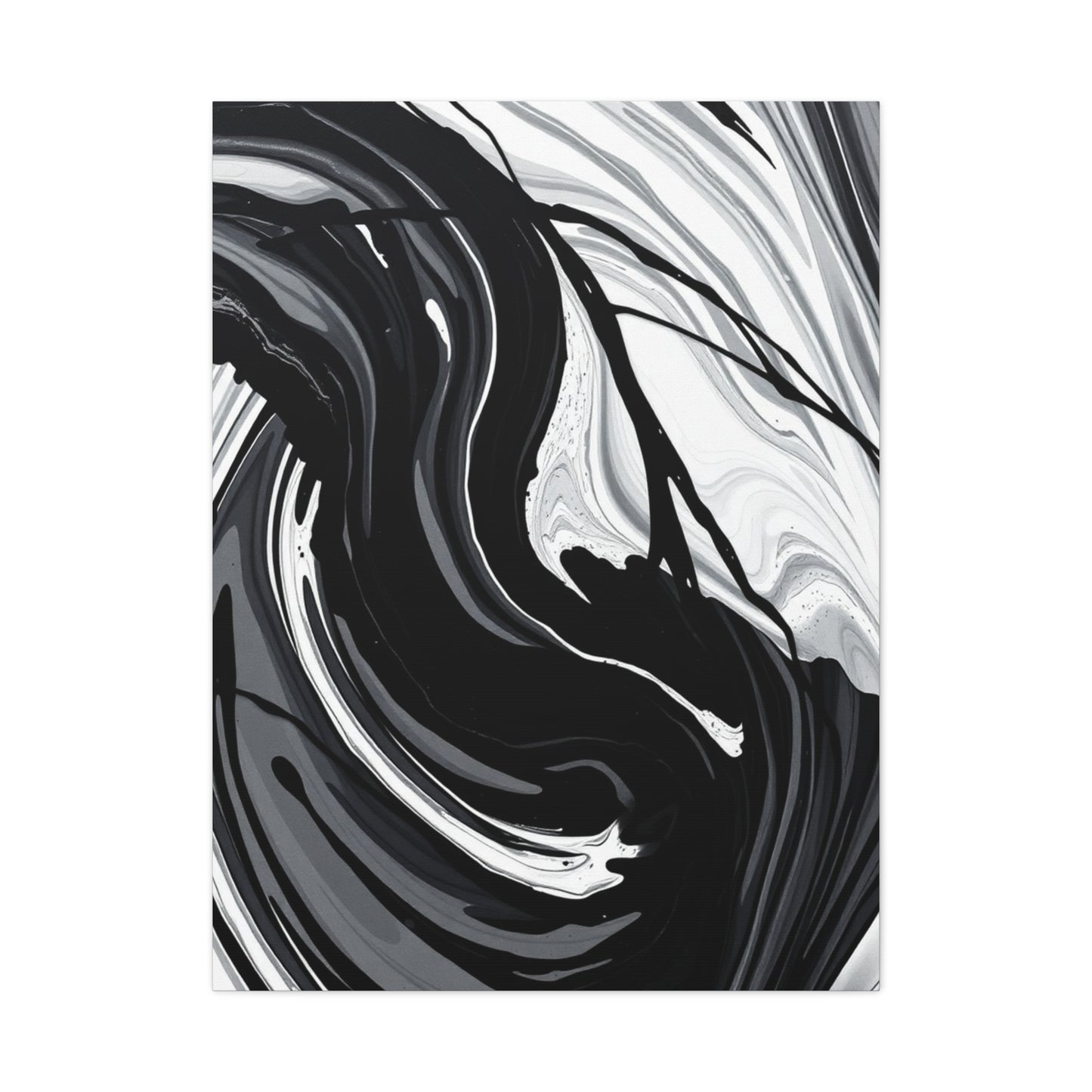 Supreme Black and White Abstract Art Collection Wall Art & Canvas Print