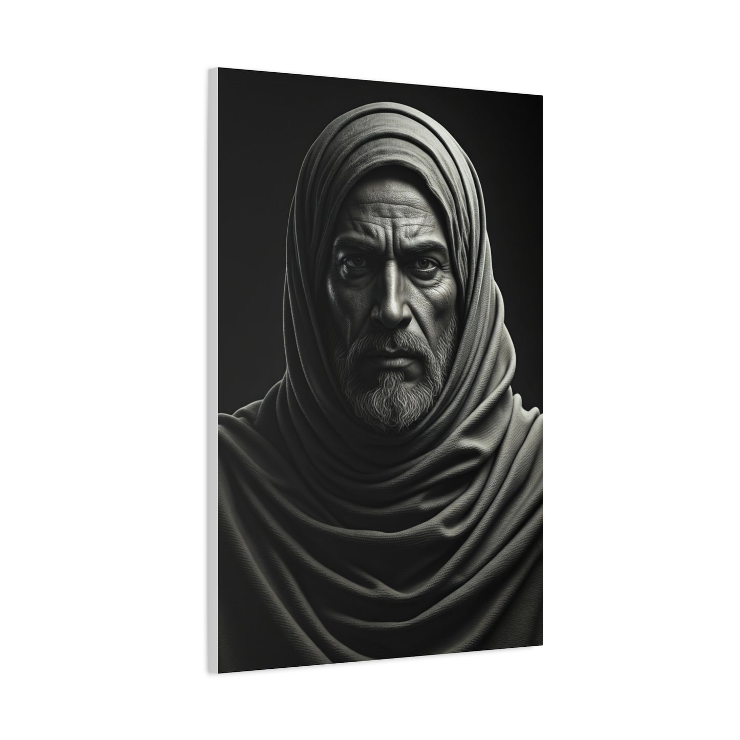 Silent Strength Black & White Elder Portrait Wall Art & Canvas Prints