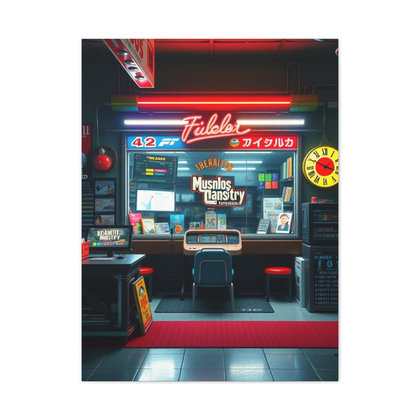 Masterpiece 80’s Nostalgia Art Vision Wall Art & Canvas Print