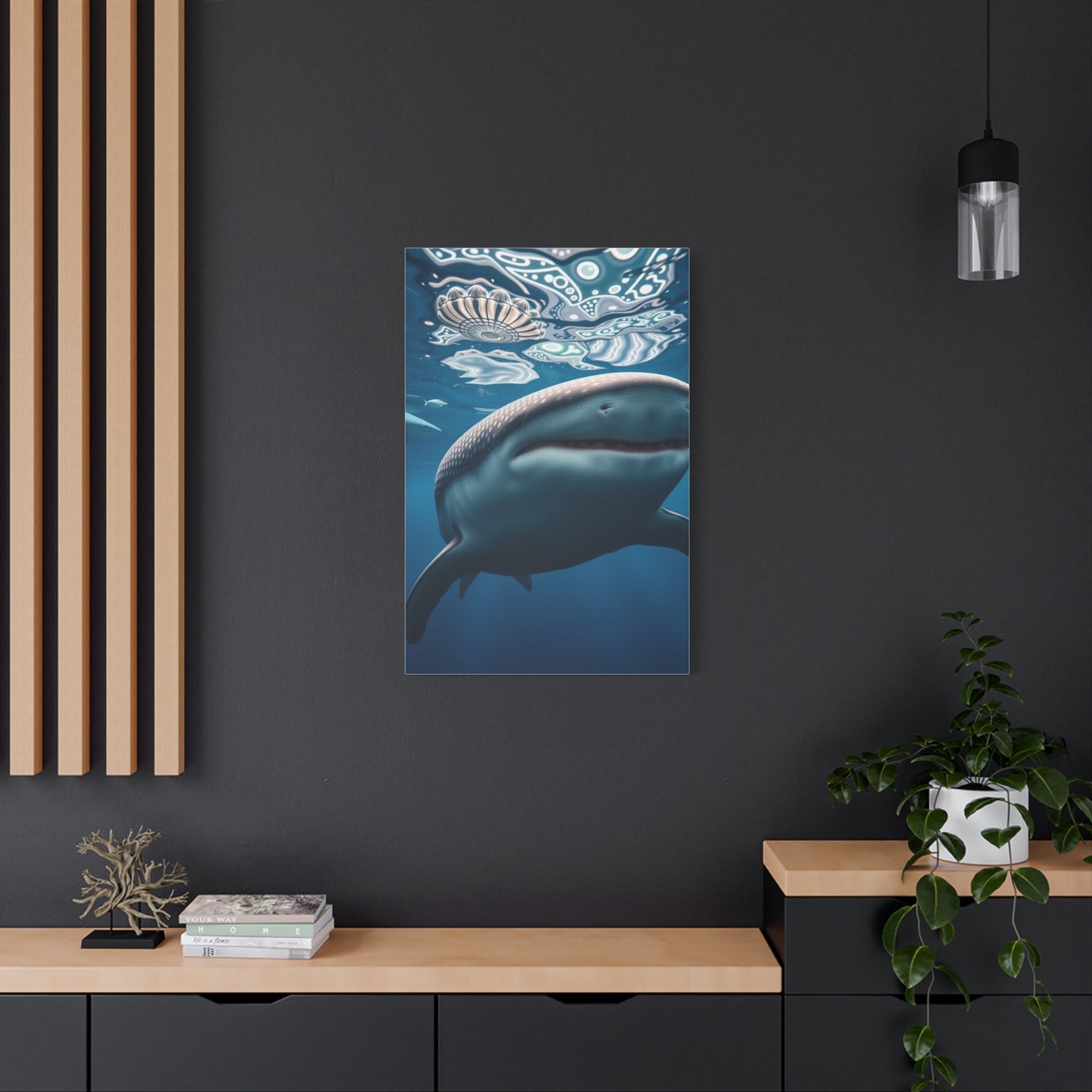 Masterpiece Whale Shark Art Vision Wall Art & Canvas Print
