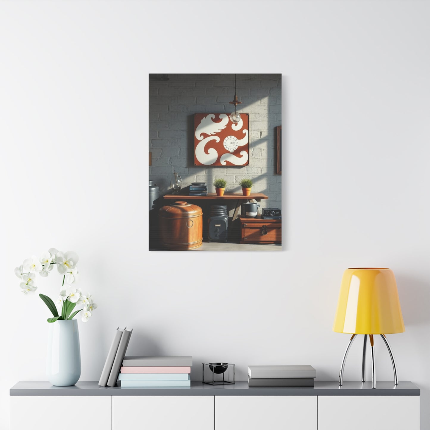 Refined Industrial Aesthetics Wall Art & Canvas Print