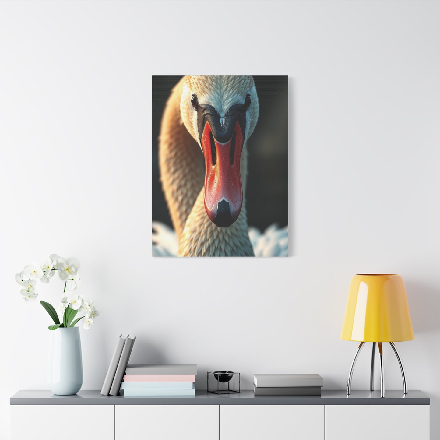 Swan Art Refined Canvas Wall Art & Canvas Print