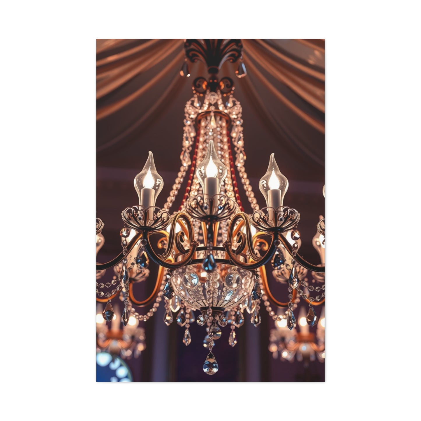 Masterpiece Chandelier Art Vision Wall Art & Canvas Print