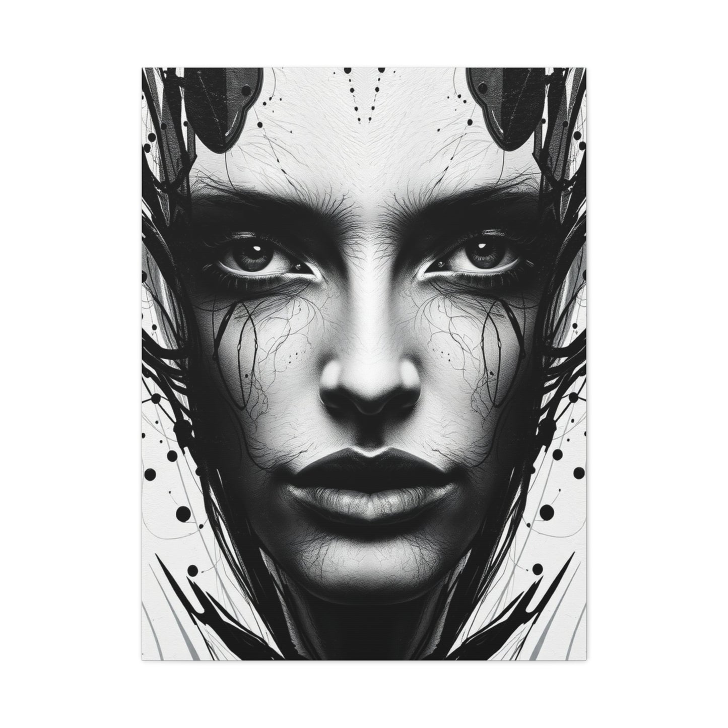 Black and White Abstract Art Supreme Gallery Wall Art & Canvas Print