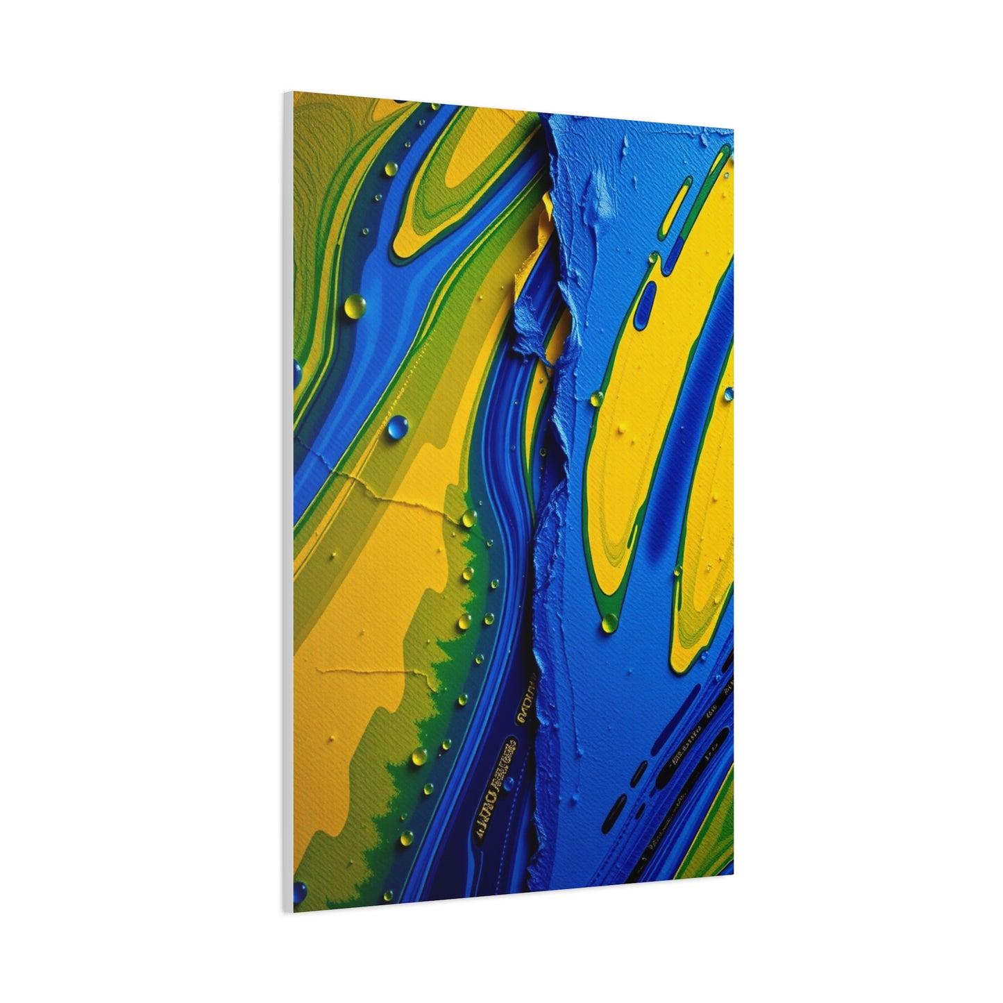 Masterpiece Blue & Yellow Art Vision Wall Art & Canvas Print