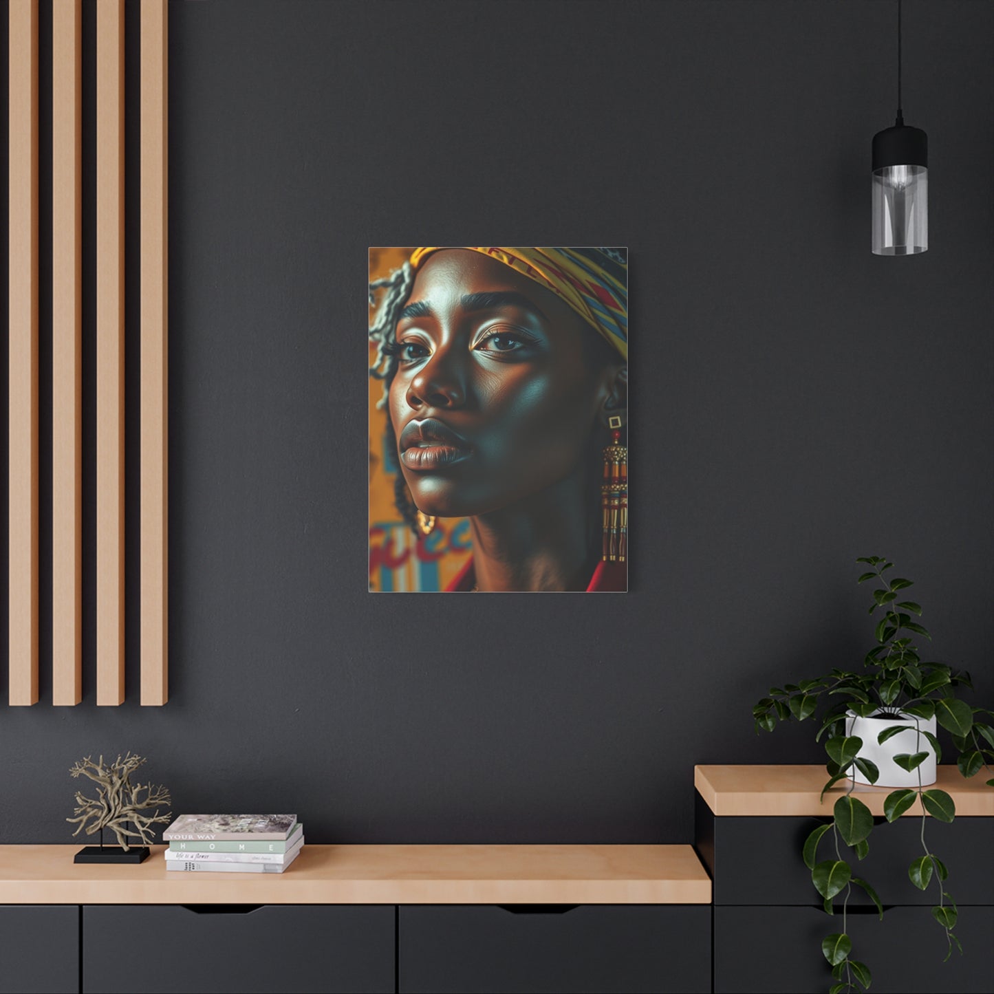 Empress of Basquiats Abstract Realm Wall Art & Canvas Print