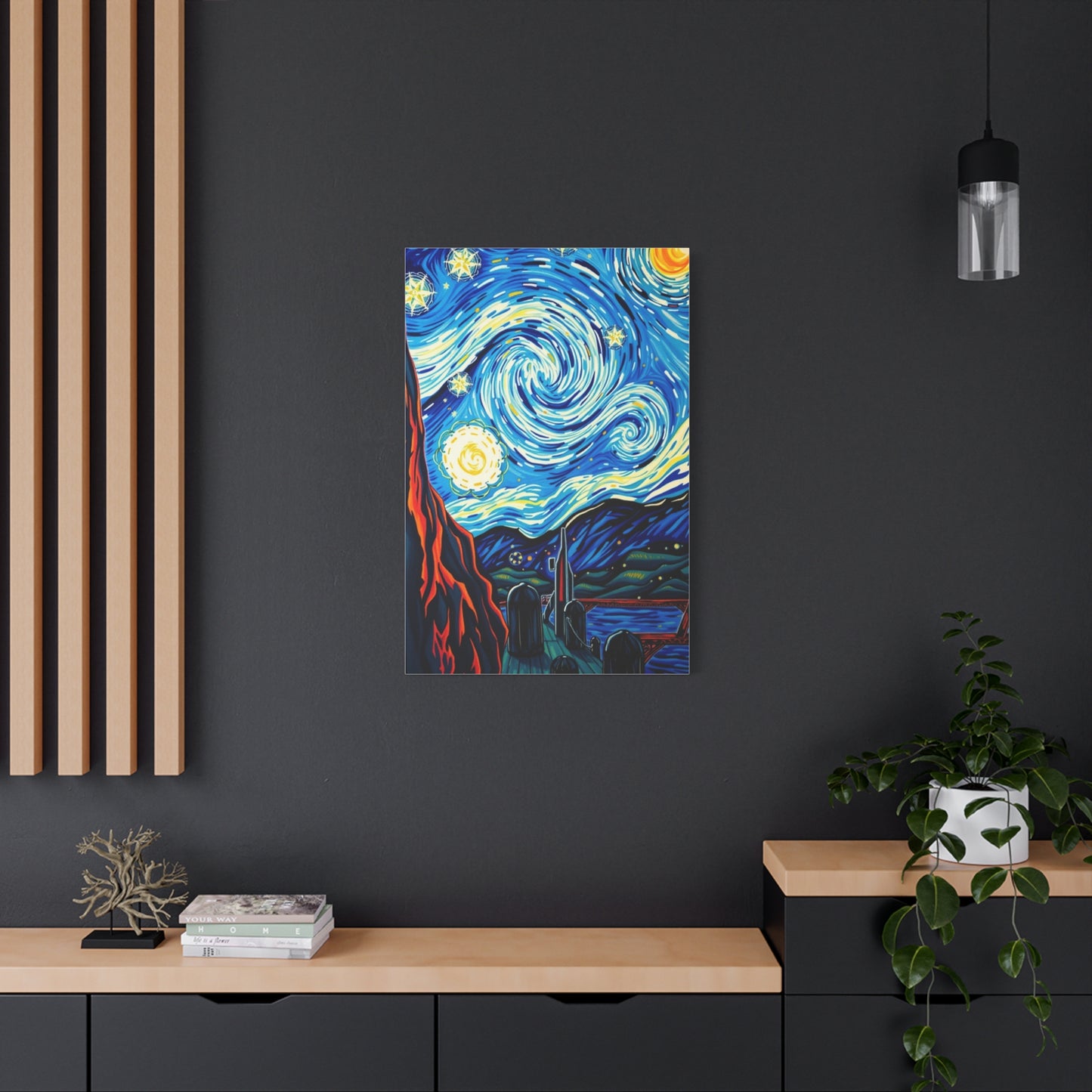 The Starry Night Canvas Art Supreme Gallery Wall Art & Canvas Print