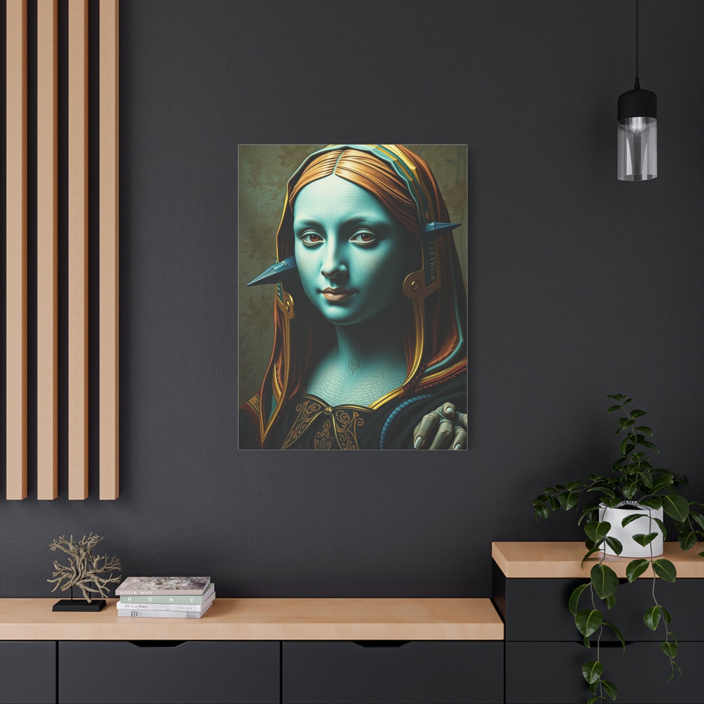 Majestic Figure Tapestry Wall Art & Canvas Print