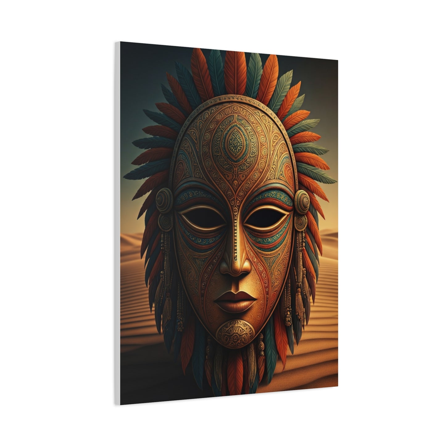 Sacred Tribal Mask Wall Art & Canvas Prints