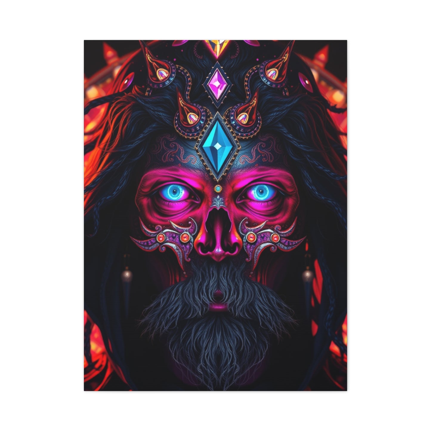 Hypnotic Visionary Tableau Wall Art & Canvas Print