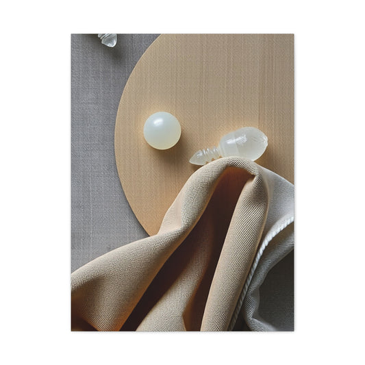 Supreme Taupe, Linen, and Gray Art Collection Wall Art & Canvas Print