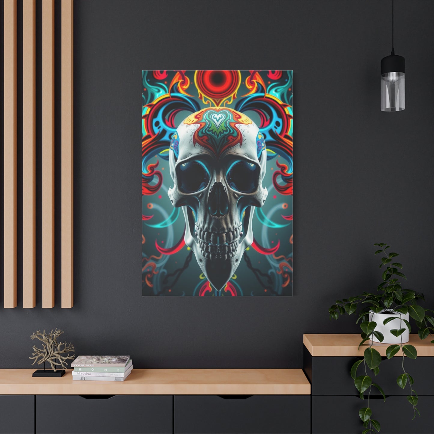 Collection 3D Trippy Skull Art By Ali Gulec Art Art Wall Art & Canvas Print