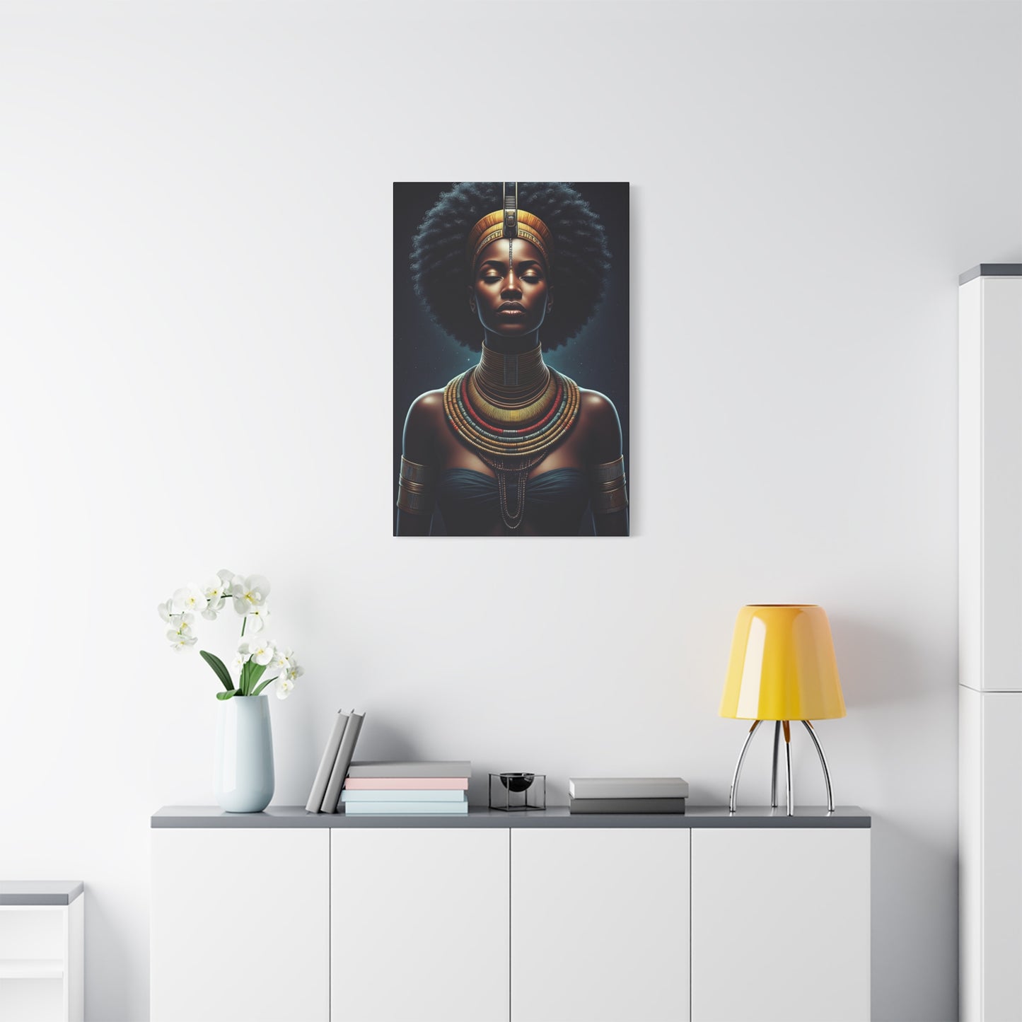Regal African Queen Serenity Wall Art & Canvas Prints