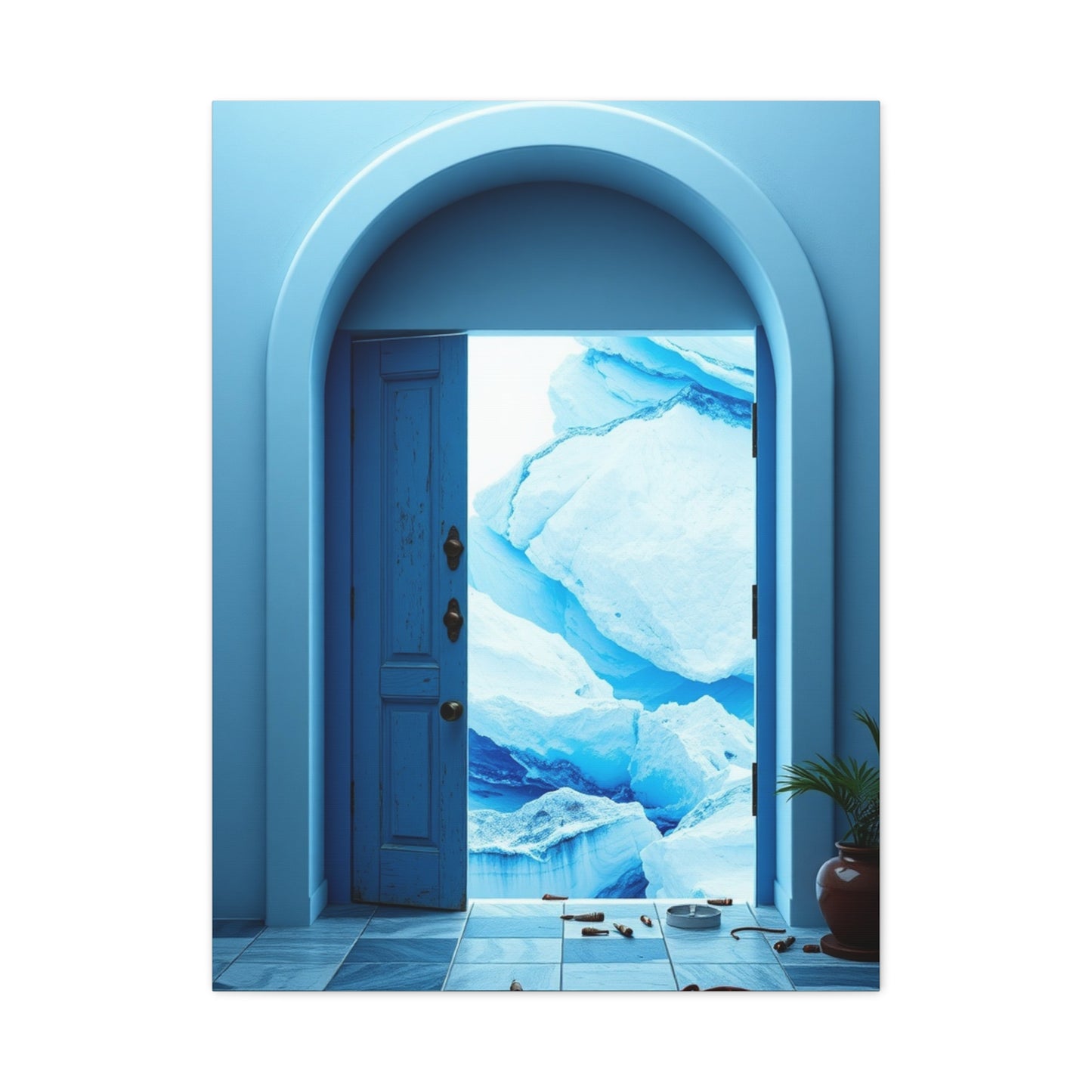 Supreme Blue and White Art Collection Wall Art & Canvas Print