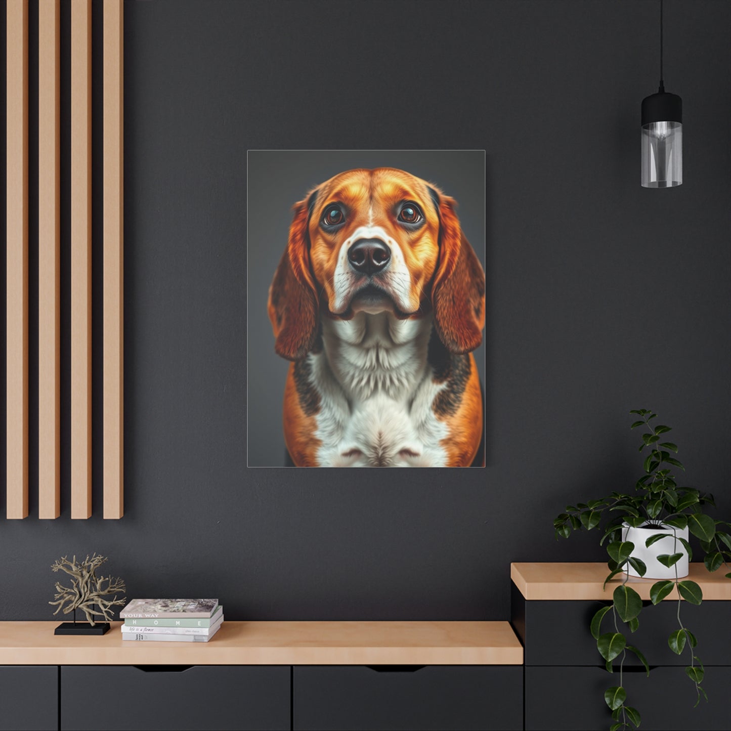 Vision Beagle Art Art Wall Art & Canvas Print