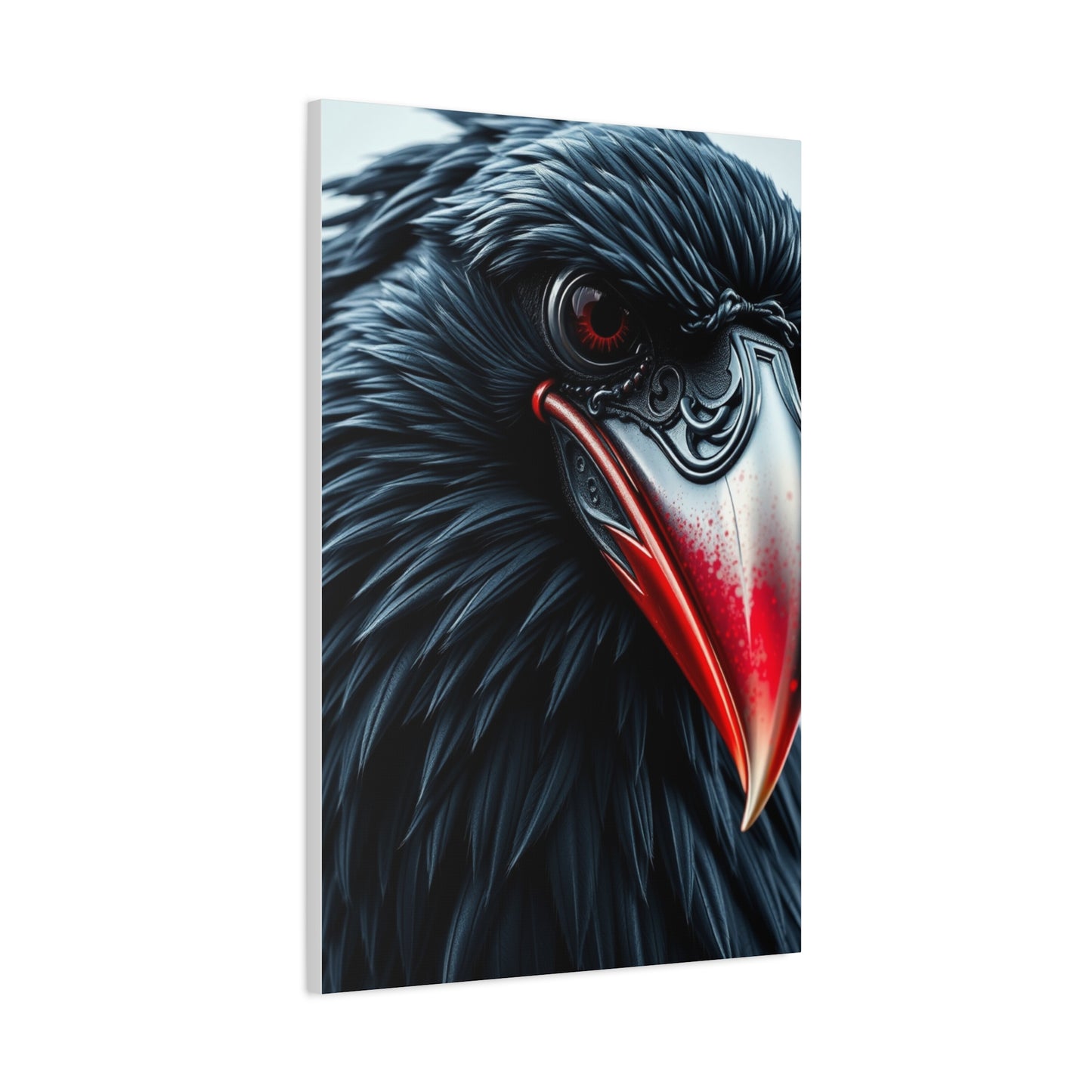 Ebon Sentinel Canvas wall art & canvas print