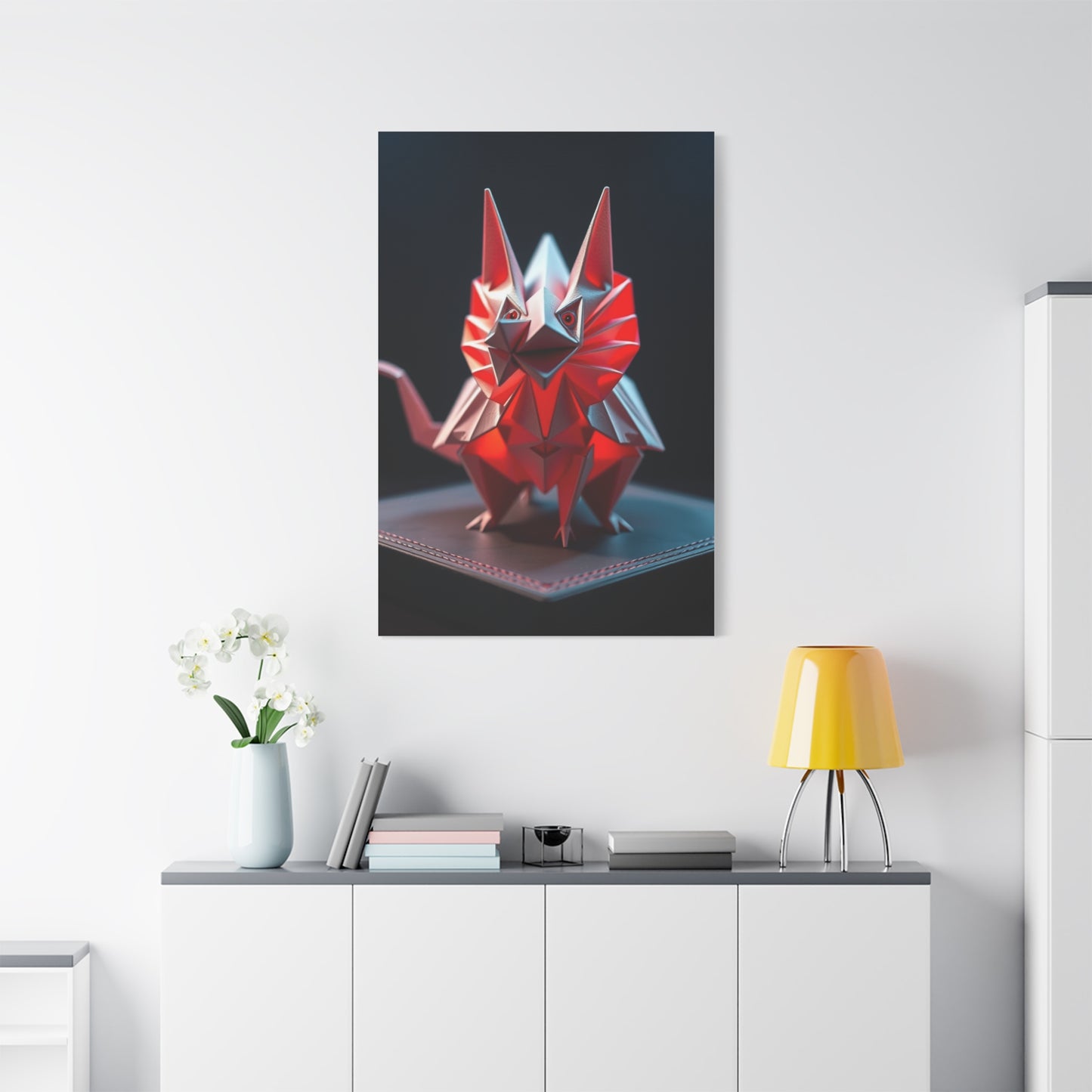 Origami Reverie Canvas Wall Art & Canvas Print