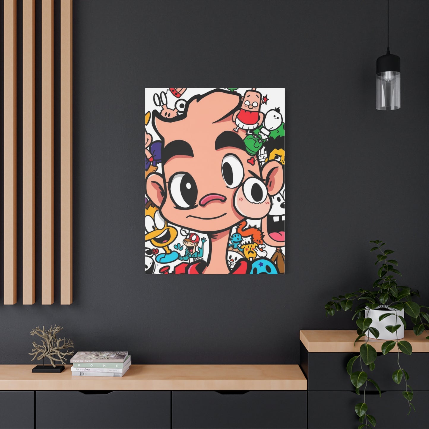 Sumptuous Doodle Tableau Wall Art & Canvas Print