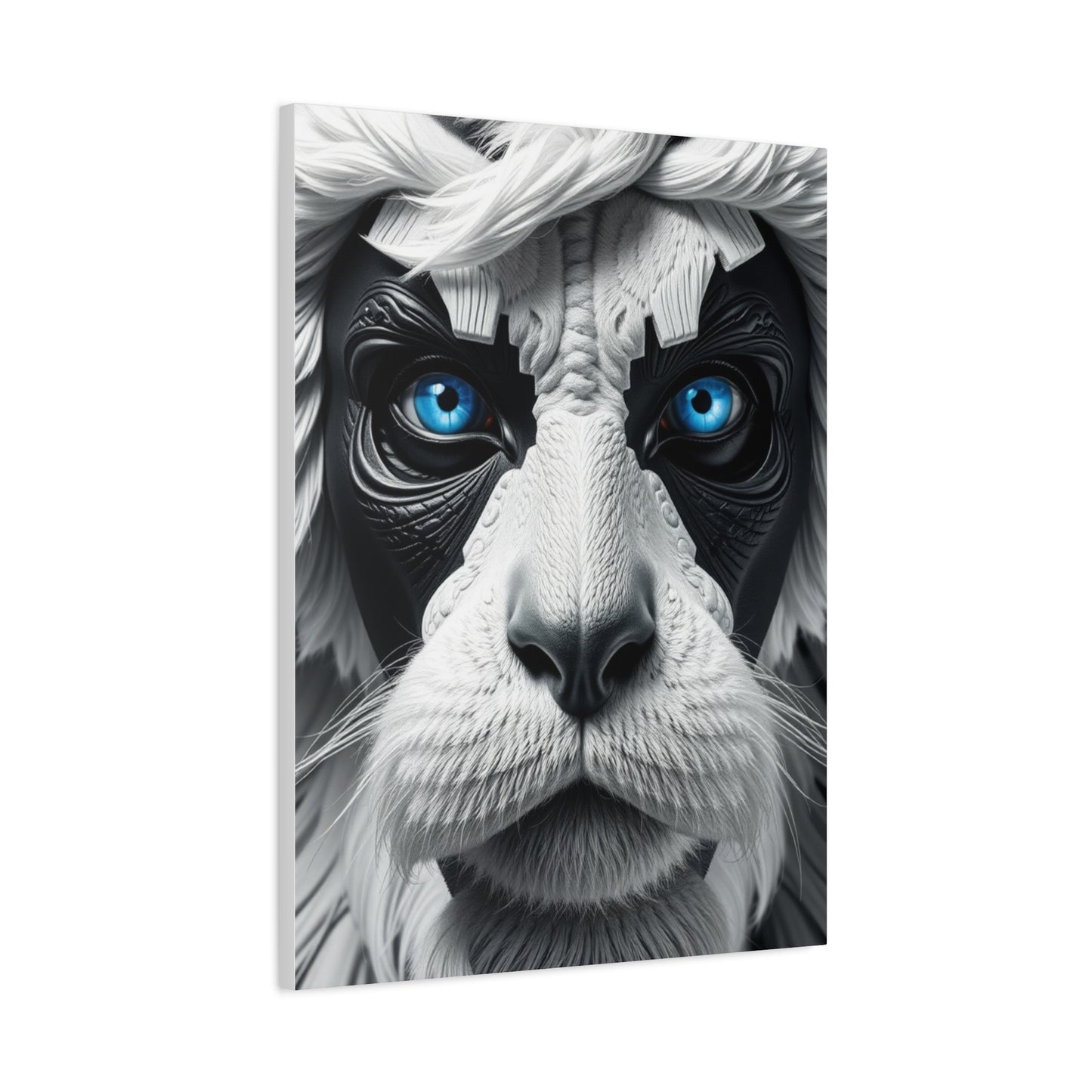 Black, White & Blue Art Refined Canvas Wall Art & Canvas Print