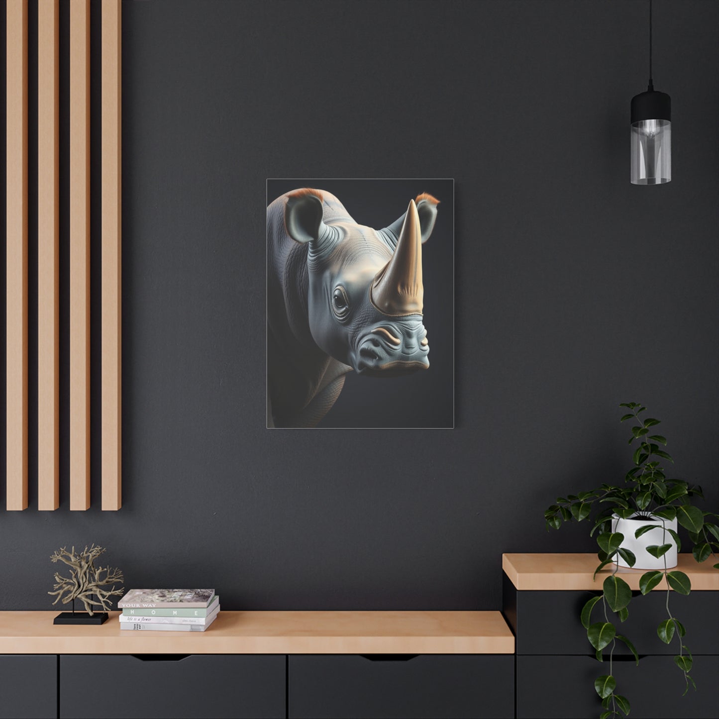 Rhinoceros Art Luxury Canvas Wall Art & Canvas Print