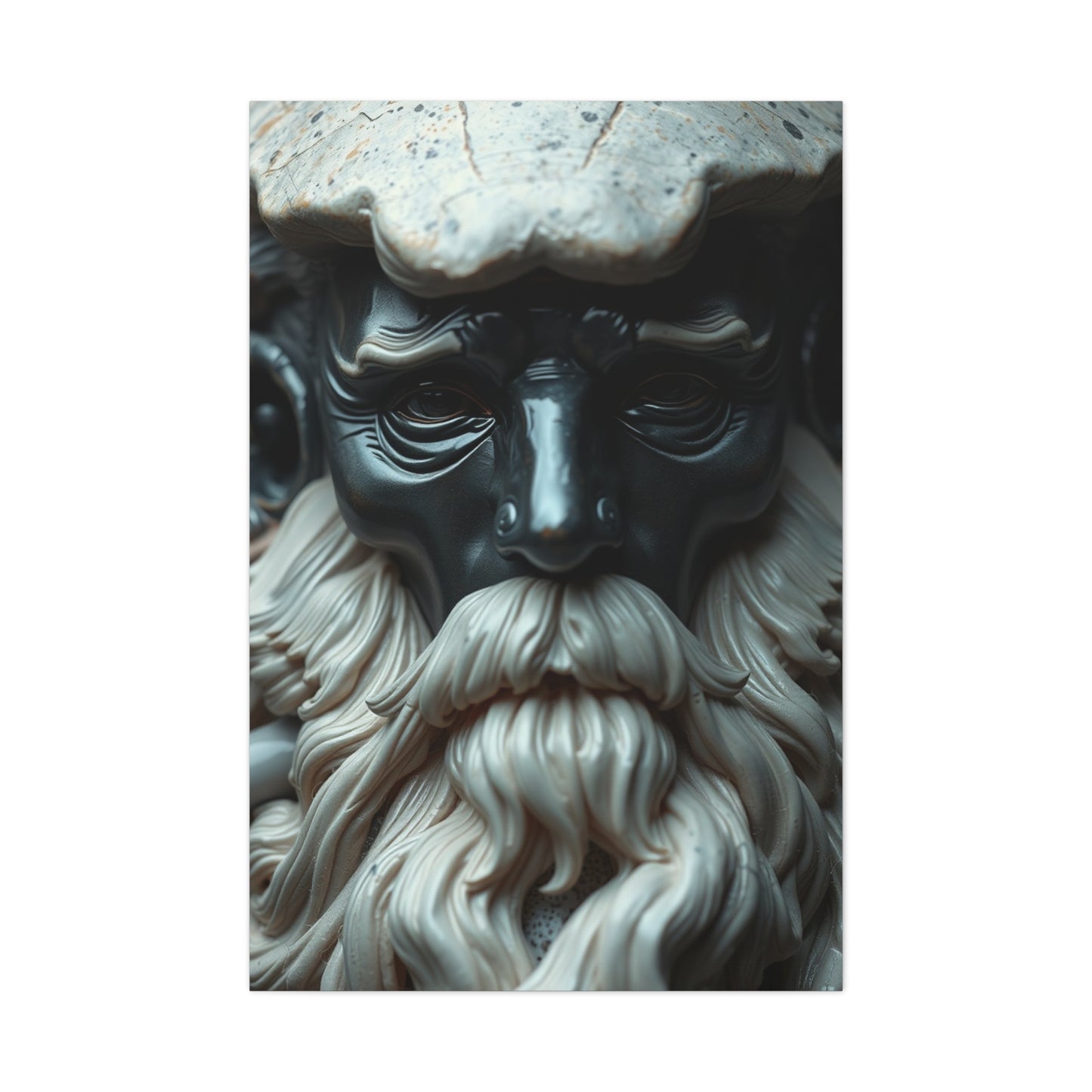 Supreme Charcoal, Onyx, and Ivory Art Collection Wall Art & Canvas Print