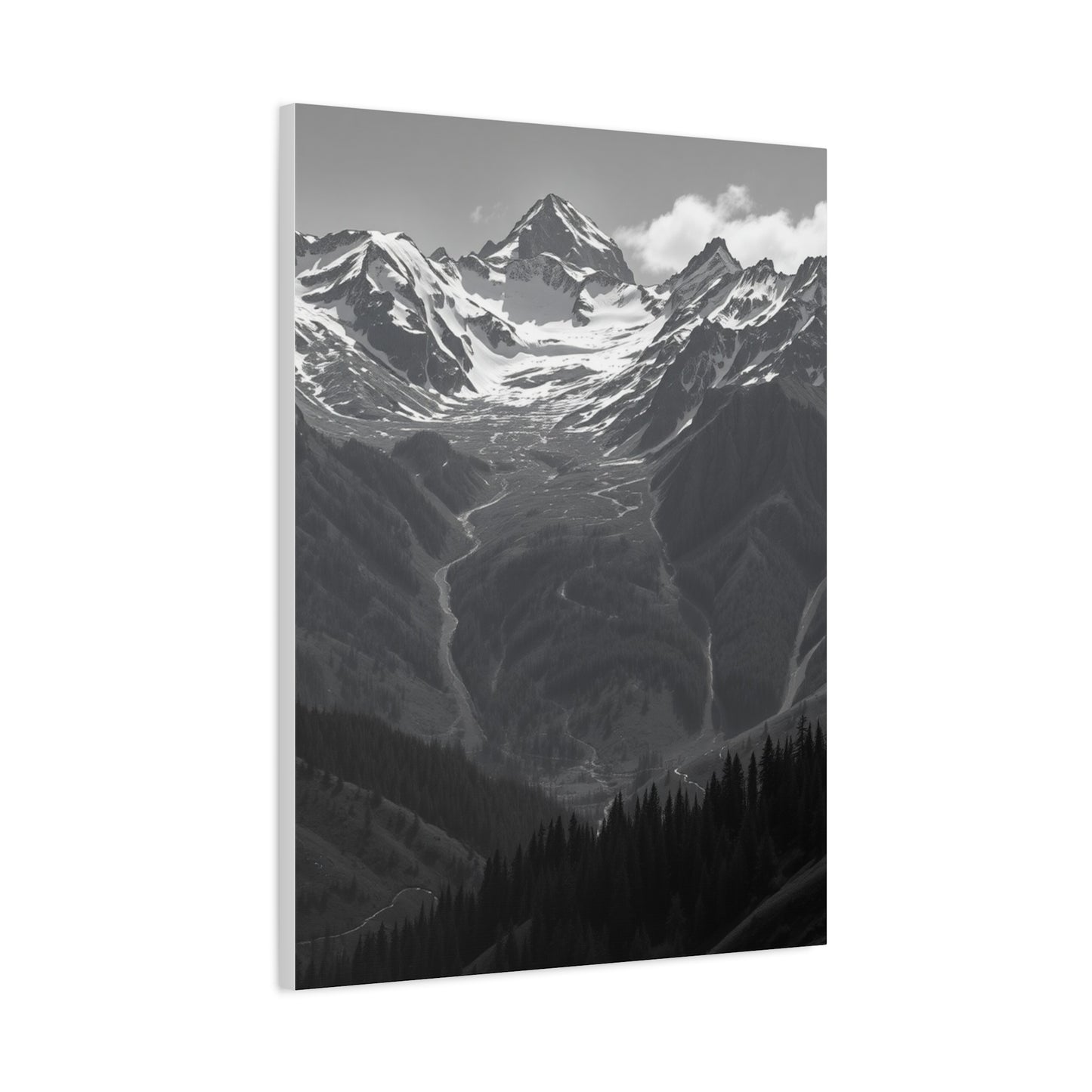 Supreme Black & White Scenic Landscapes Art Collection Wall Art & Canvas Print