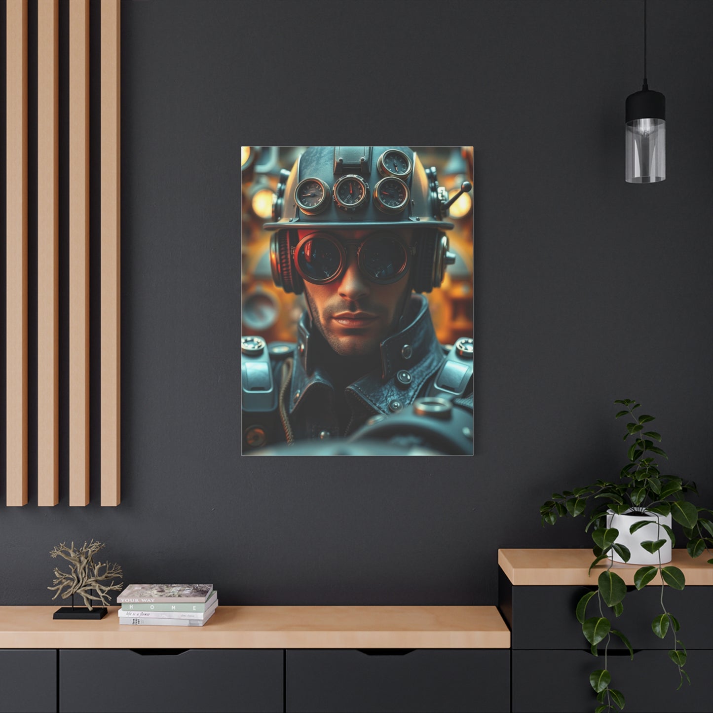 Ethereal Cogscape Canvas wall art & canvas print