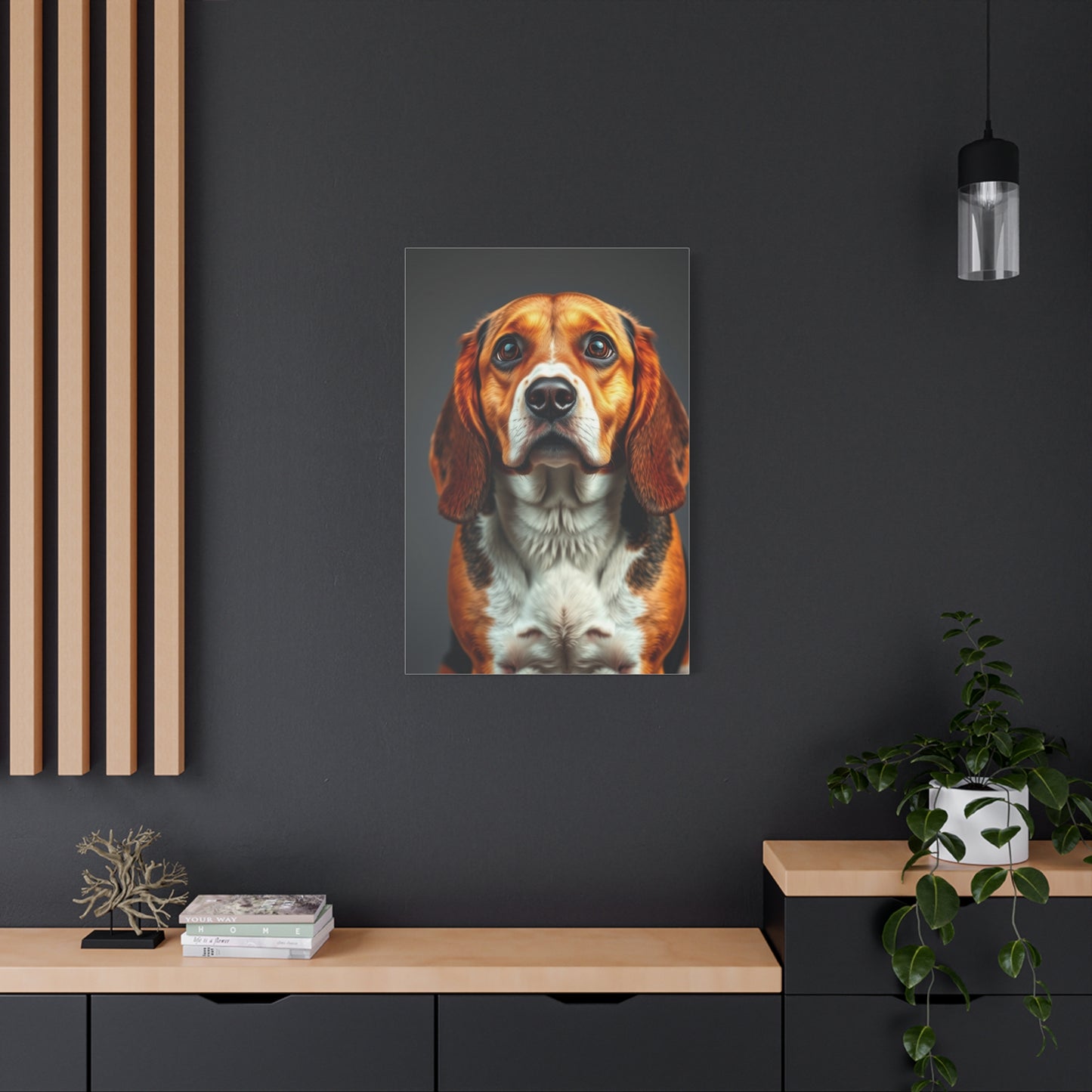 Vision Beagle Art Art Wall Art & Canvas Print