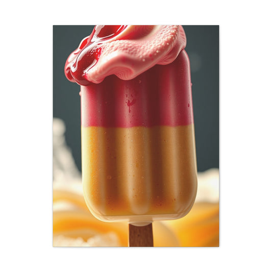 Ice Cream & Popsicle Art Refined Canvas Wall Art & Canvas Print