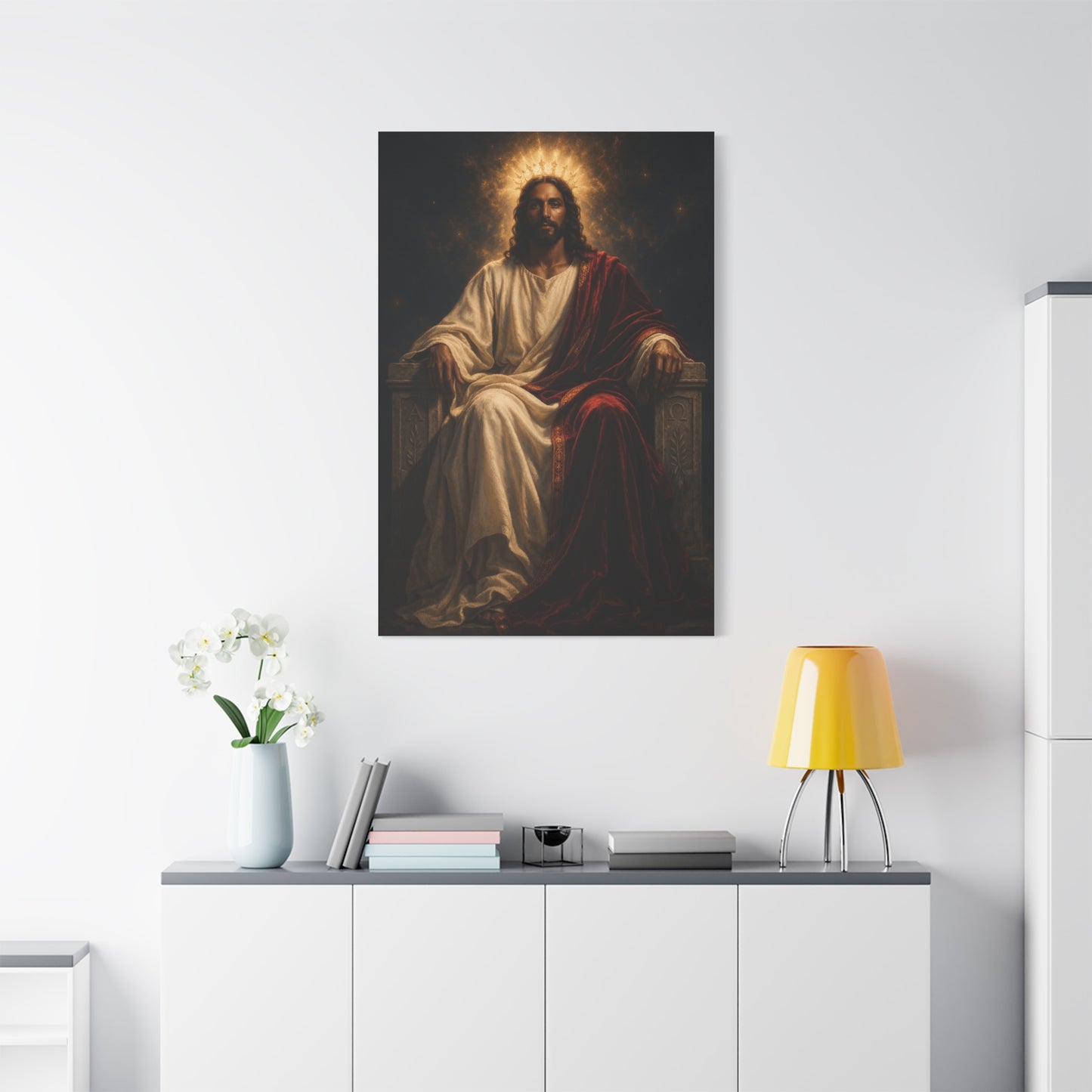 Christ the King Radiant Throne Wall Art & Canvas Print