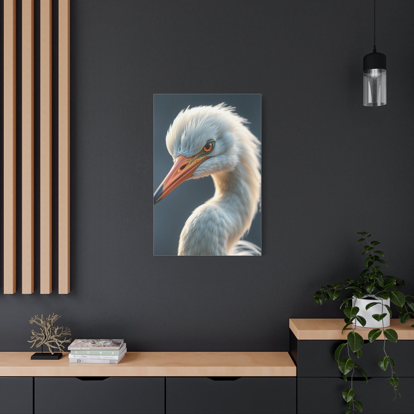 Egret Art Supreme Gallery Wall Art & Canvas Print