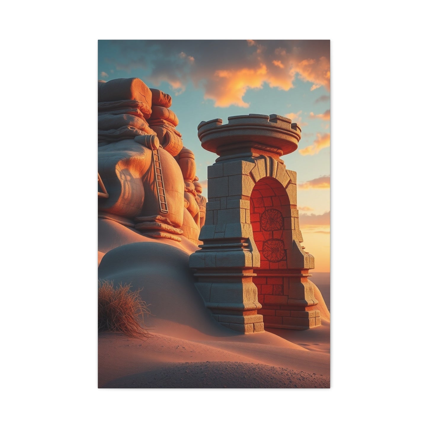 Starlit Dune Panorama Wall Art & Canvas Print