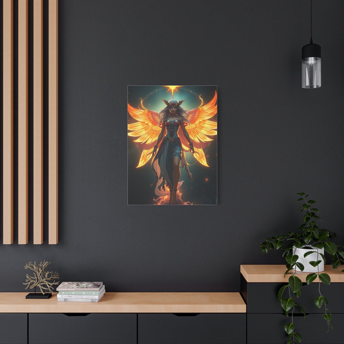 Celestial Duality Canvas
