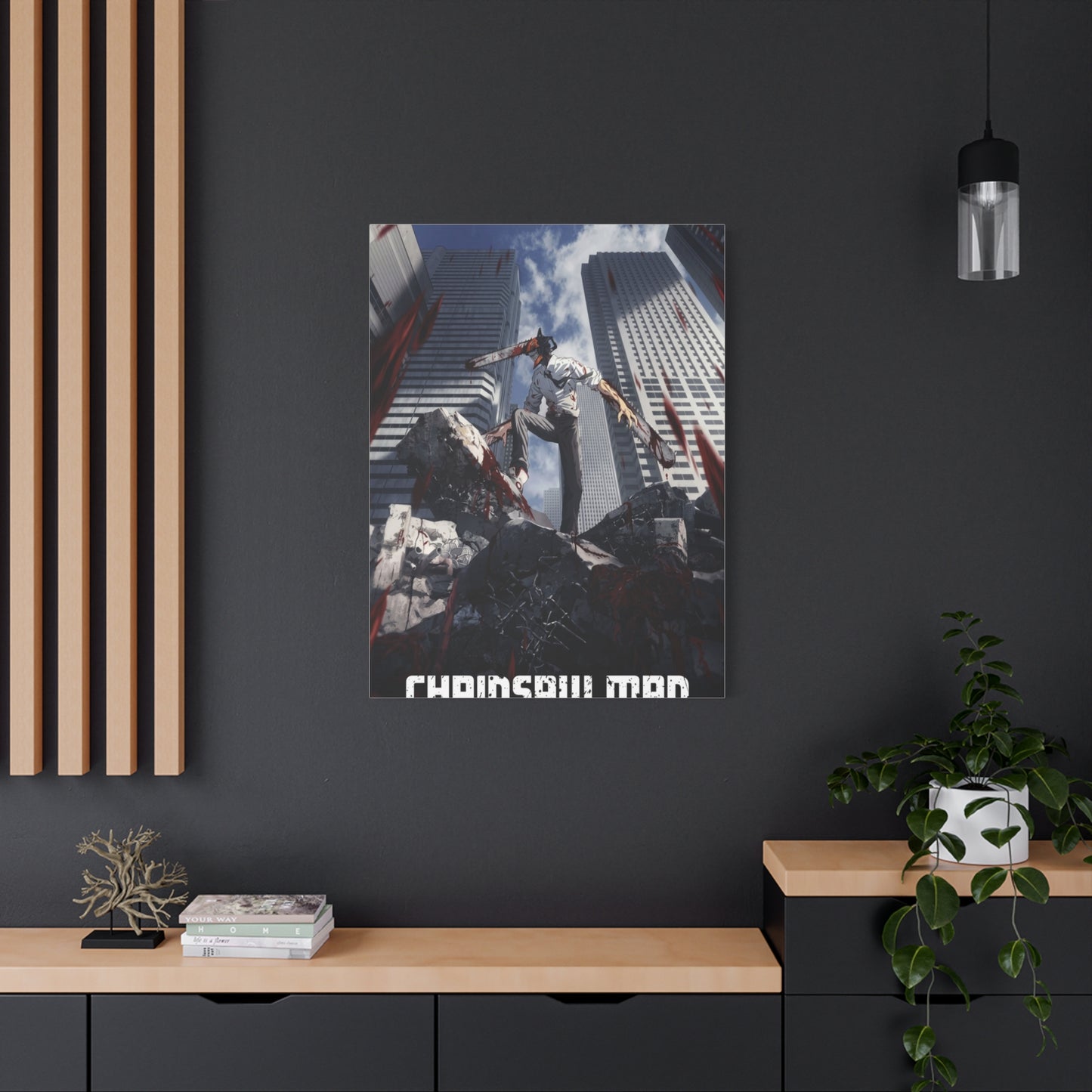 Chainsaw Man Poster Wall Art & Canvas Print