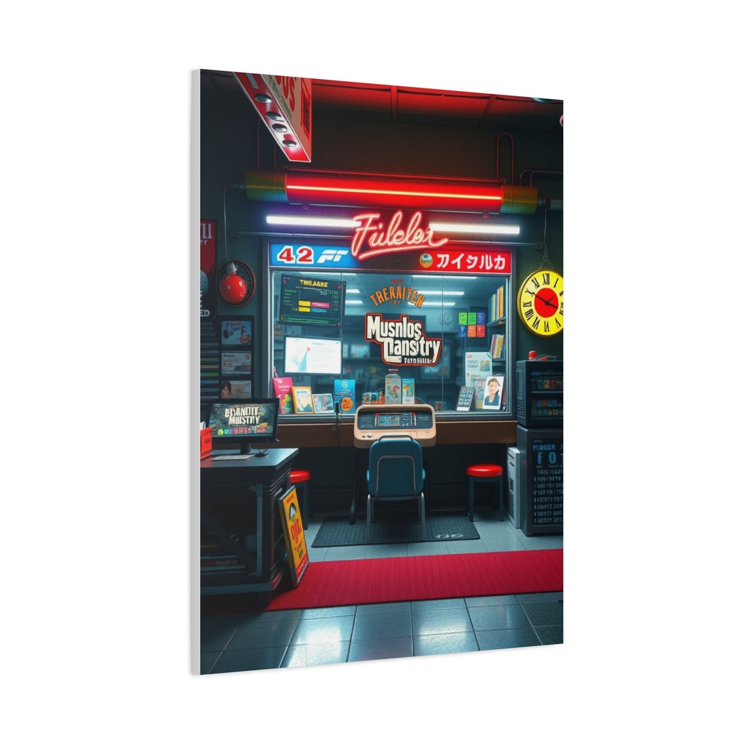 Masterpiece 80’s Nostalgia Art Vision Wall Art & Canvas Print