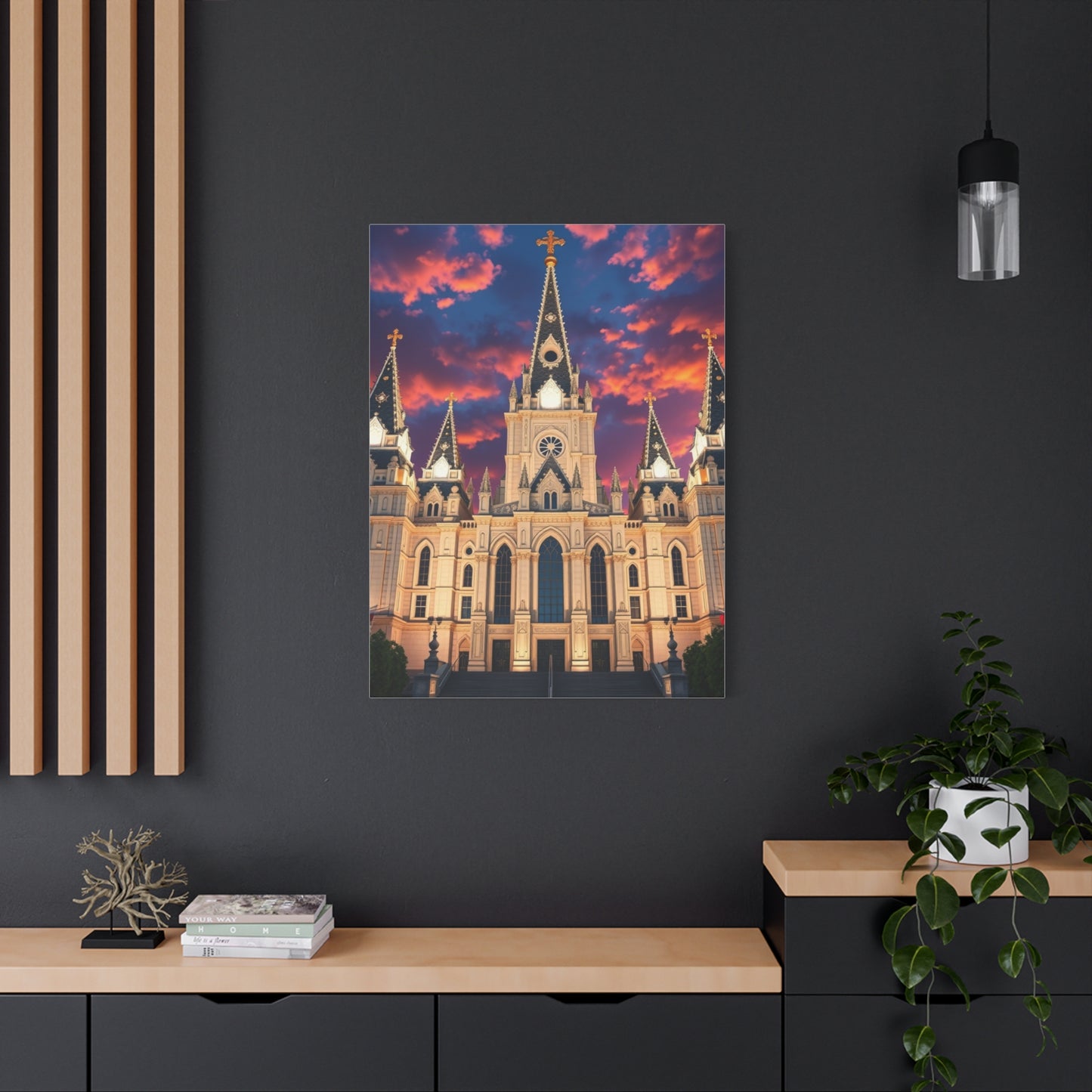 The LDS Temple Art Luxury Canvas Wall Art & Canvas Print