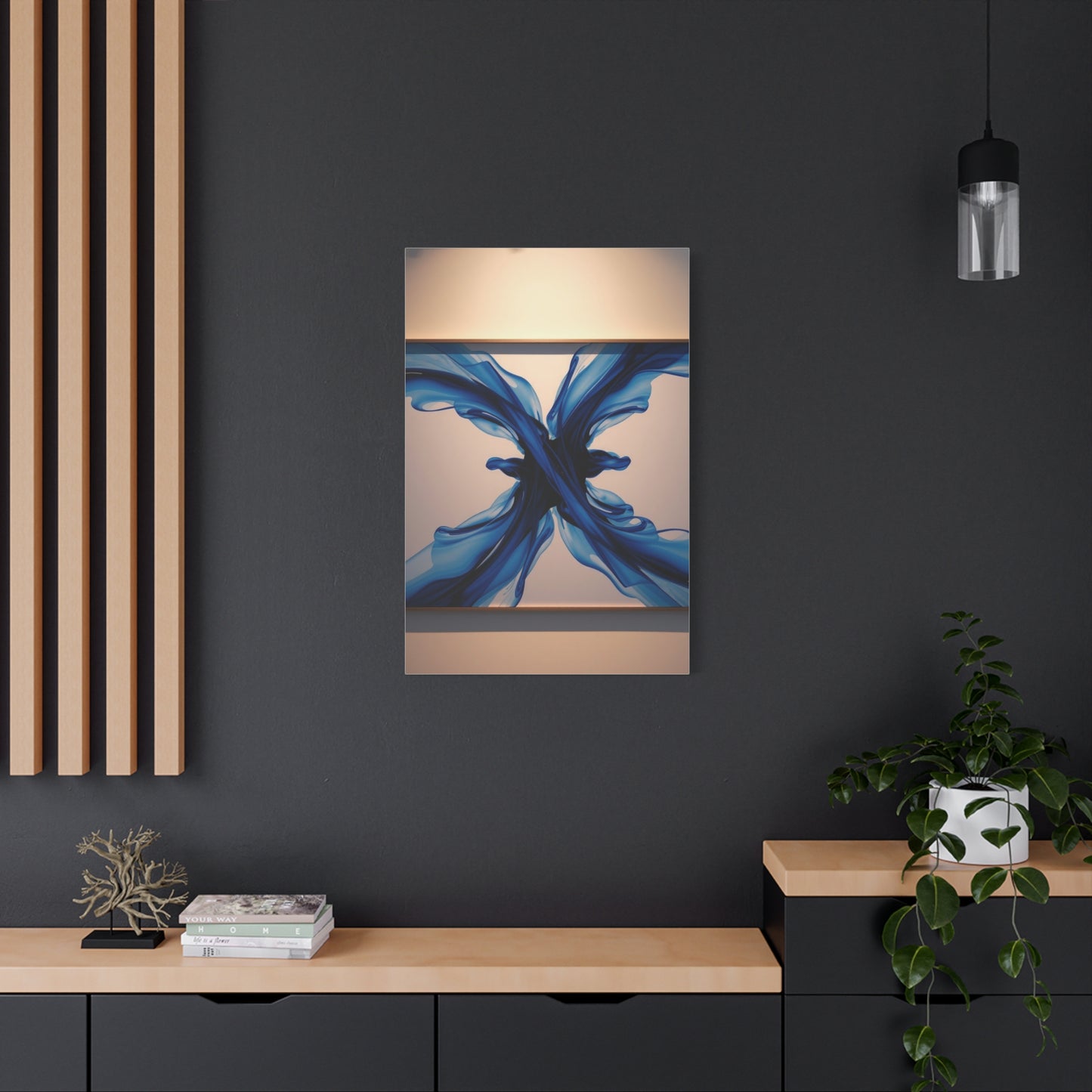 Blue Abstract Art Refined Canvas Wall Art & Canvas Print