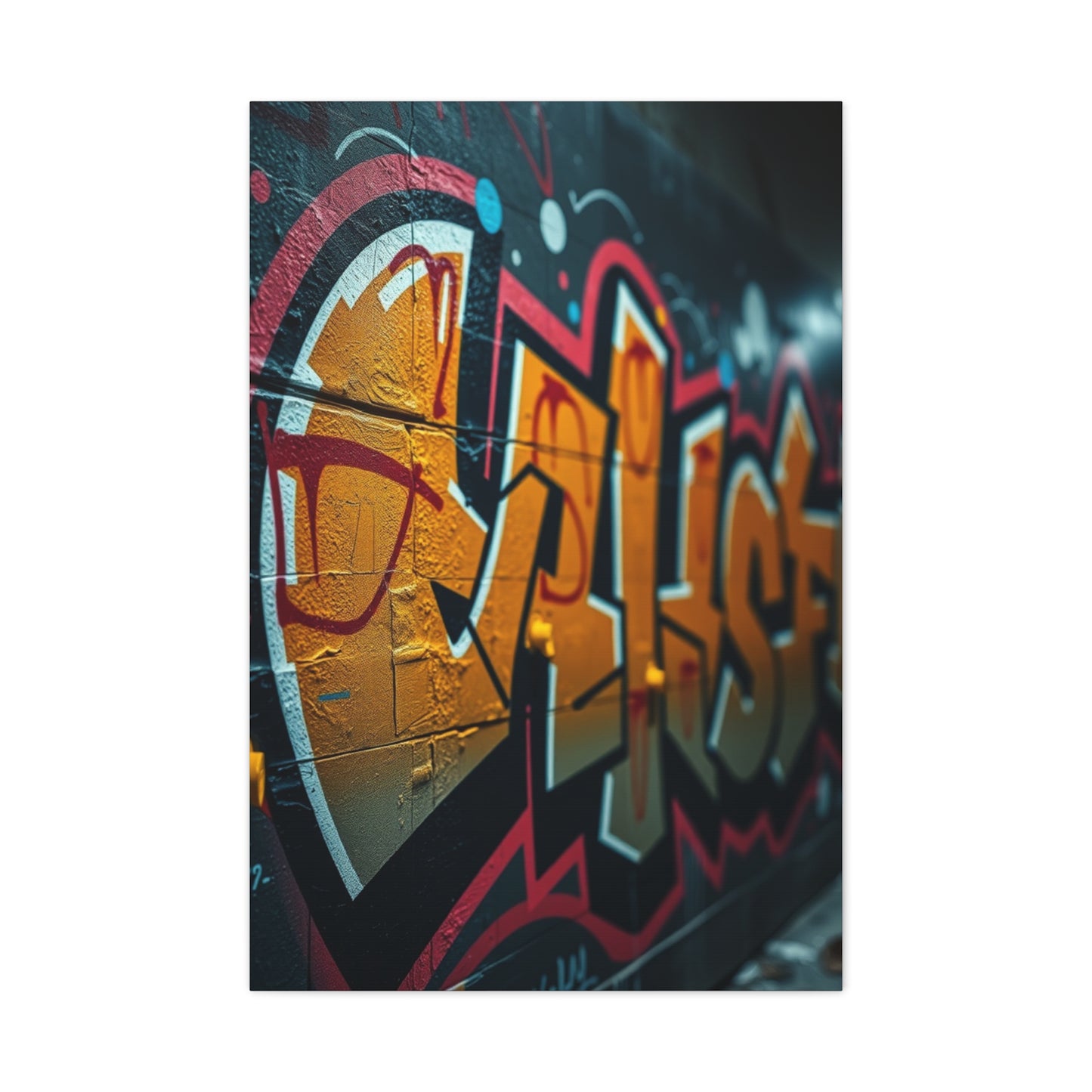 Refined Graffiti Reverie Wall Art & Canvas Print