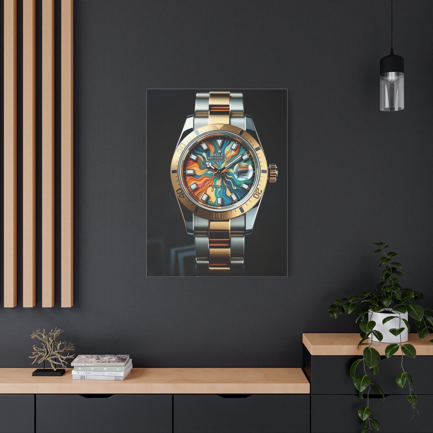 Refined Timekeeper Art Wall Art & Canvas Print