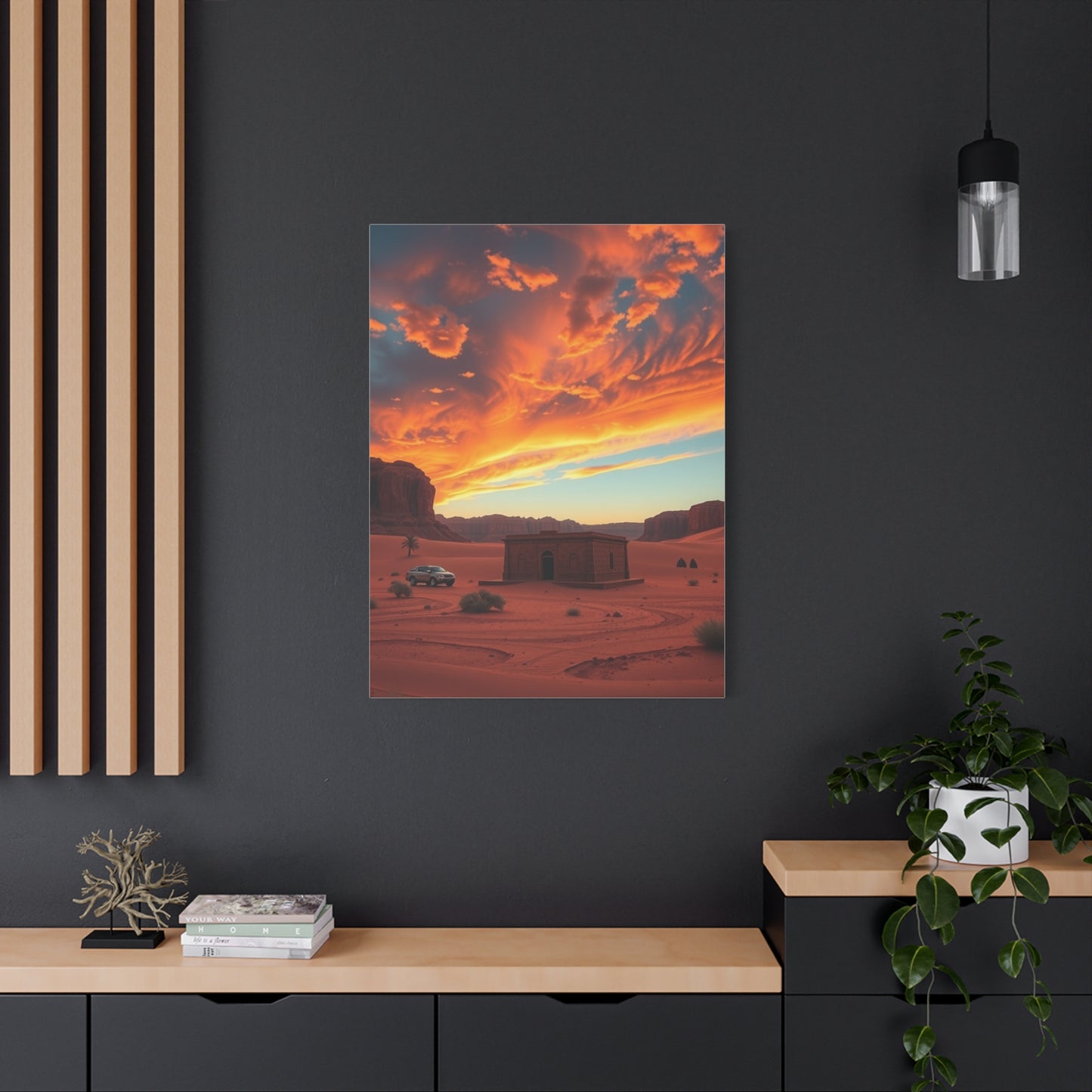 Celestial Desert Tapestry Wall Art & Canvas Print