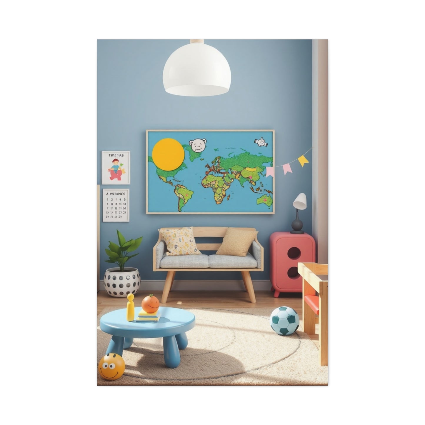 Kids Playroom Art Supreme Gallery Wall Art & Canvas Print