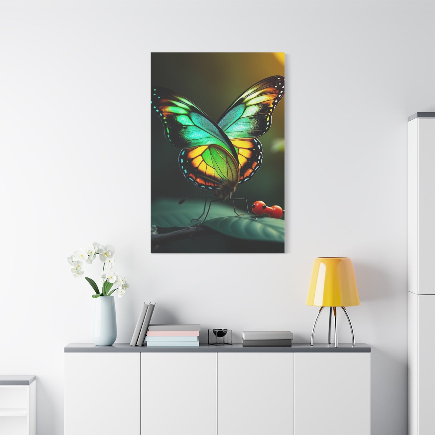 Ornate Winged Harmony Wall Art & Canvas Print