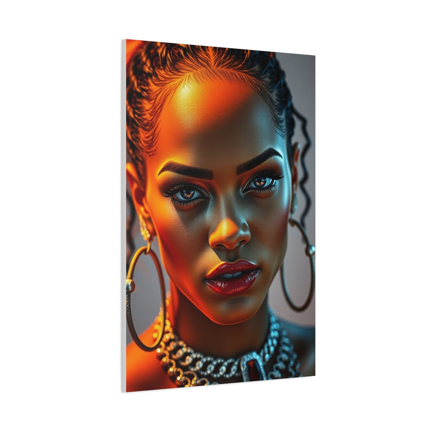 Rihannas Captivating Spirit Art Wall Art & Canvas Print